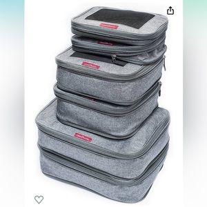 LeanTravel Gray Packing Cubes